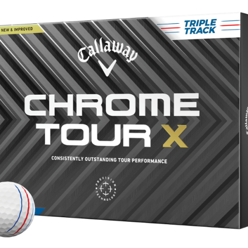 Bolas Golf Crome Tour X 24 Blancas Triple Track