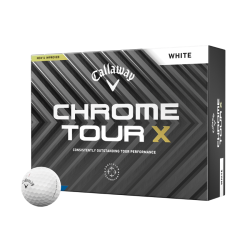 Bolas Golf Chrome tour X 24 Blancas